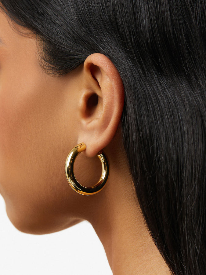 CLASSIC COURT HUGGIE EARRINGS | Earrings | Dangle Earrings – Ask and Embla